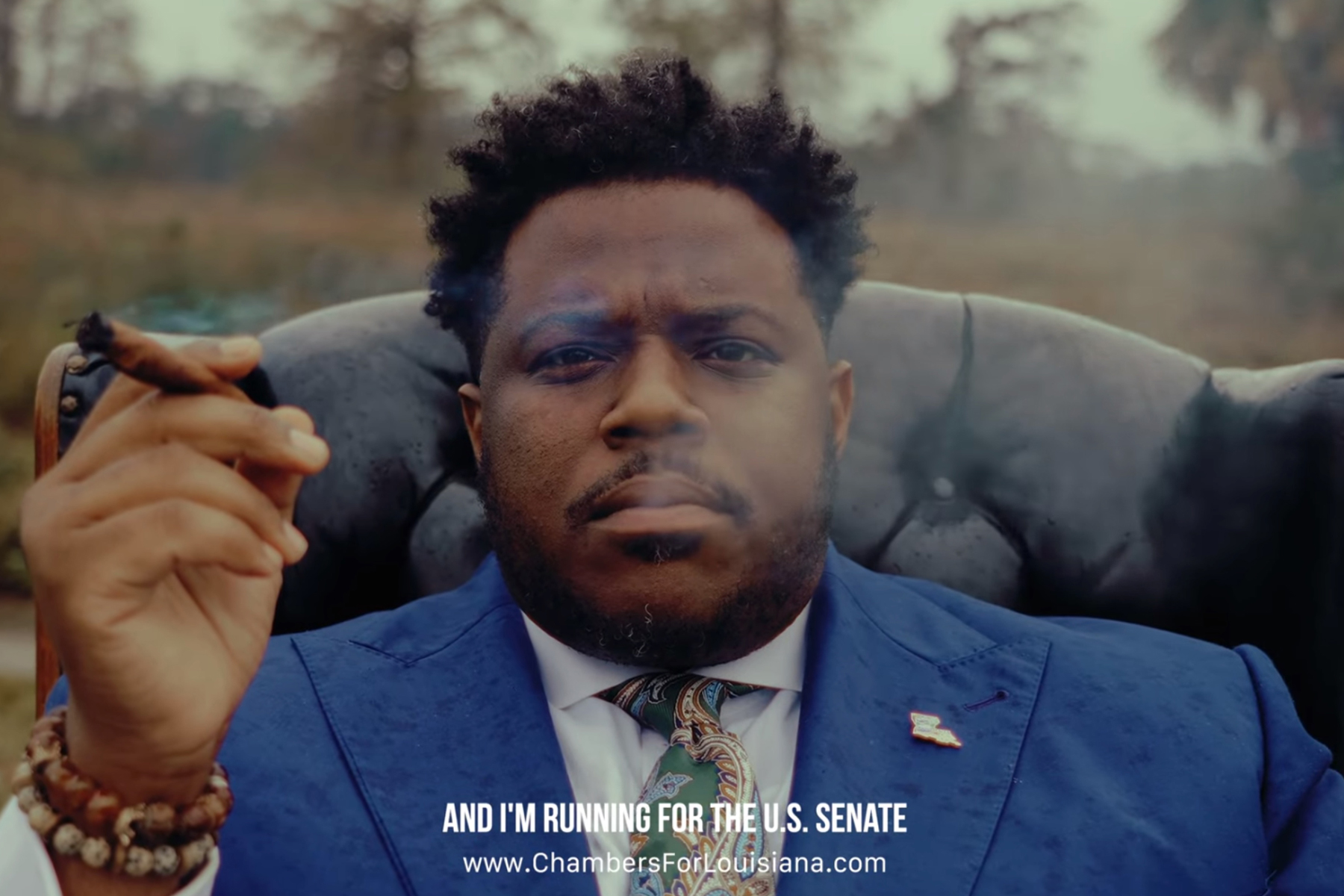 Louisiana Senate Candidate Rips Big Blunt in First Marketing campaign Advert