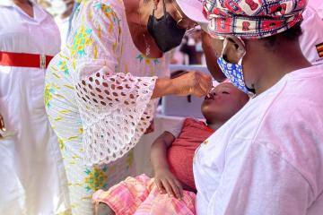 Teens Below the Age of 5 in Uganda accept of dwelling to consume pleasure in the Nationwide Condo-to-Condo Polio Immunization Campaign