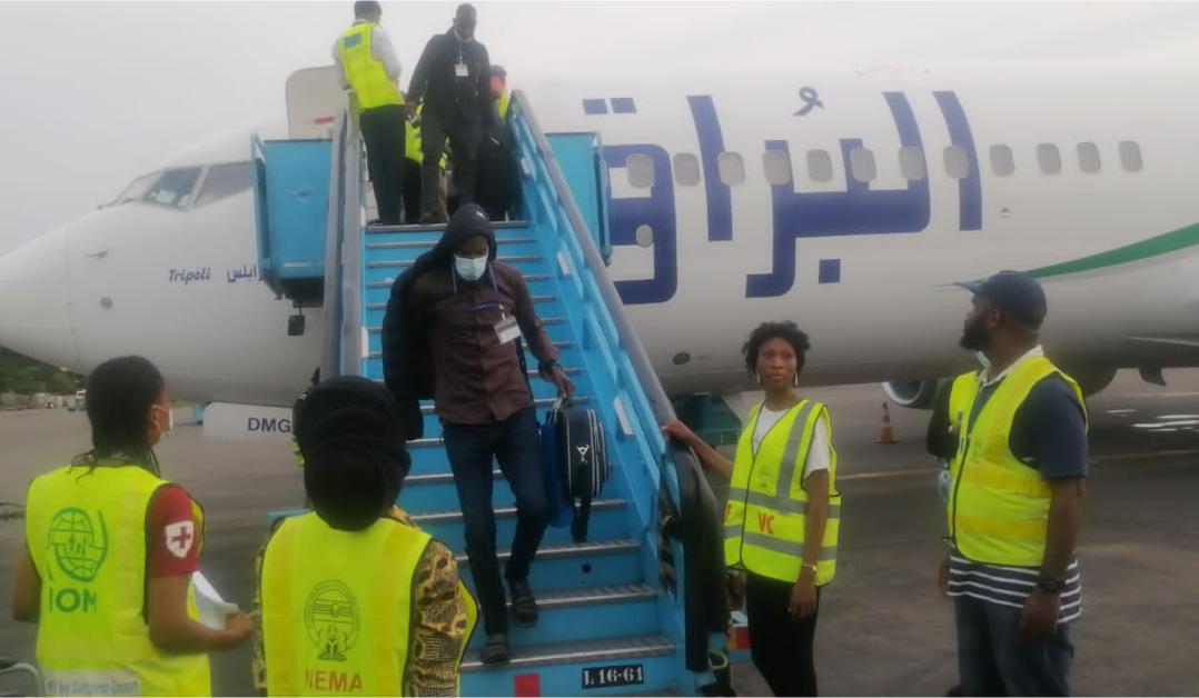 NEMA receives 158 stranded Nigerians from Libya