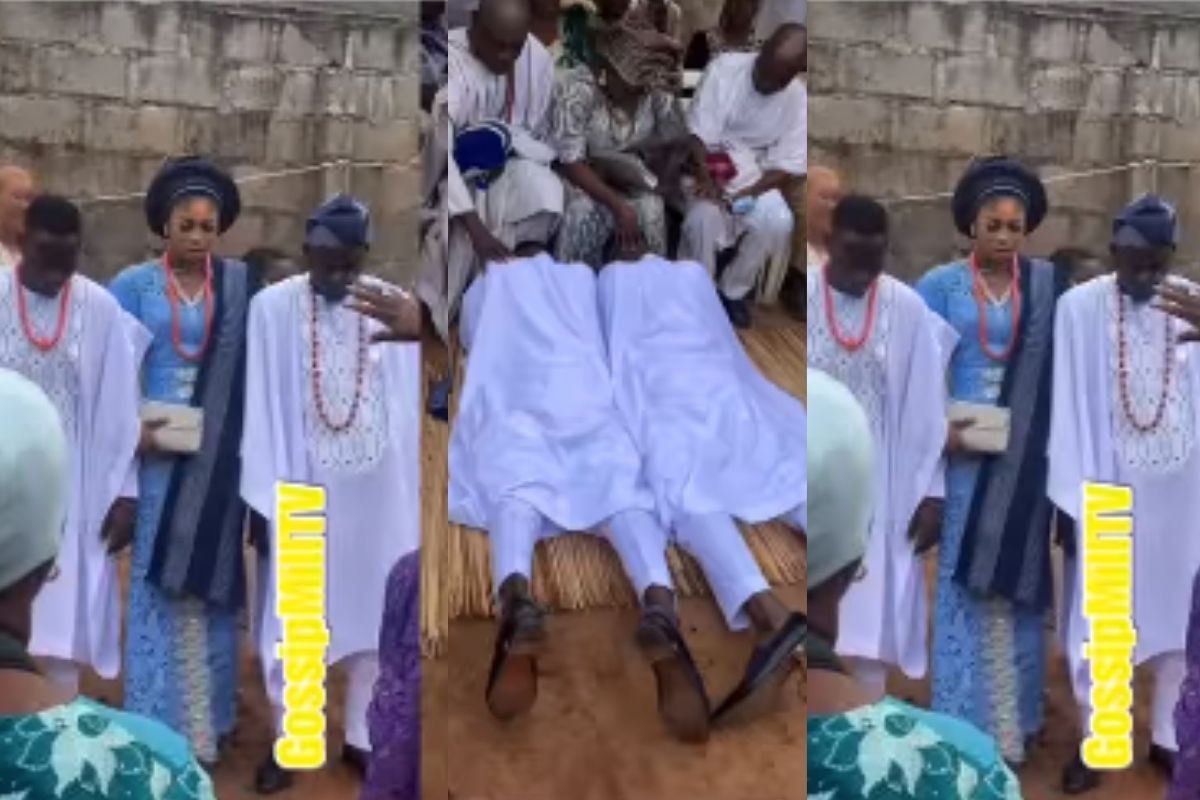 ‘Loopy Issues Are Going on’ – Nigerian Male Twins Reportedly Marry One Bride, Netizens Trail Haywire (VIDEO)