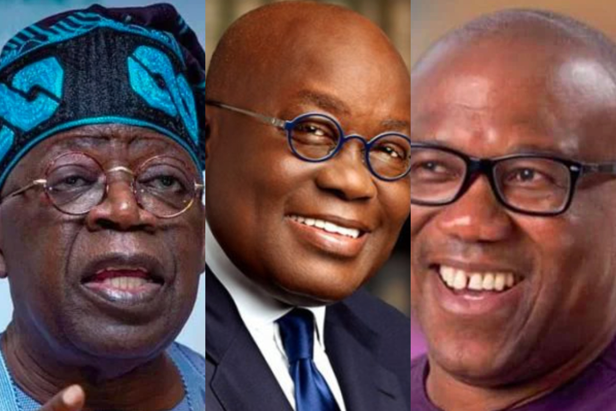 Ghana’s President, Nana Addo Denies Asking Tinubu To Step Down For Peter Obi