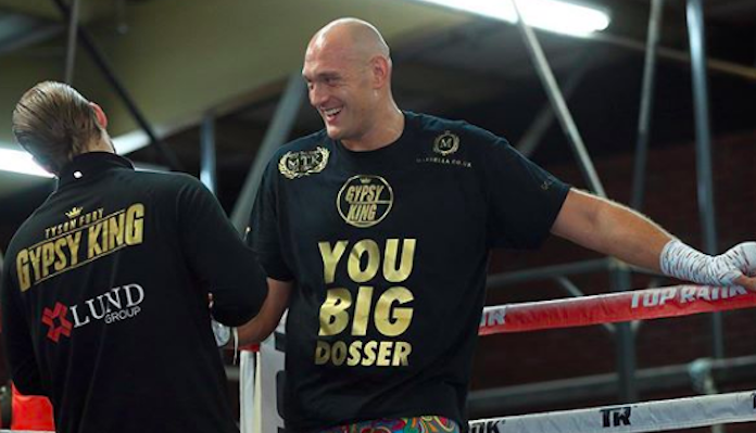 Tyson Fury reacts after Oleksandr Usyk defeats Anthony Joshua in rematch and confirms that he’s NOT retiring