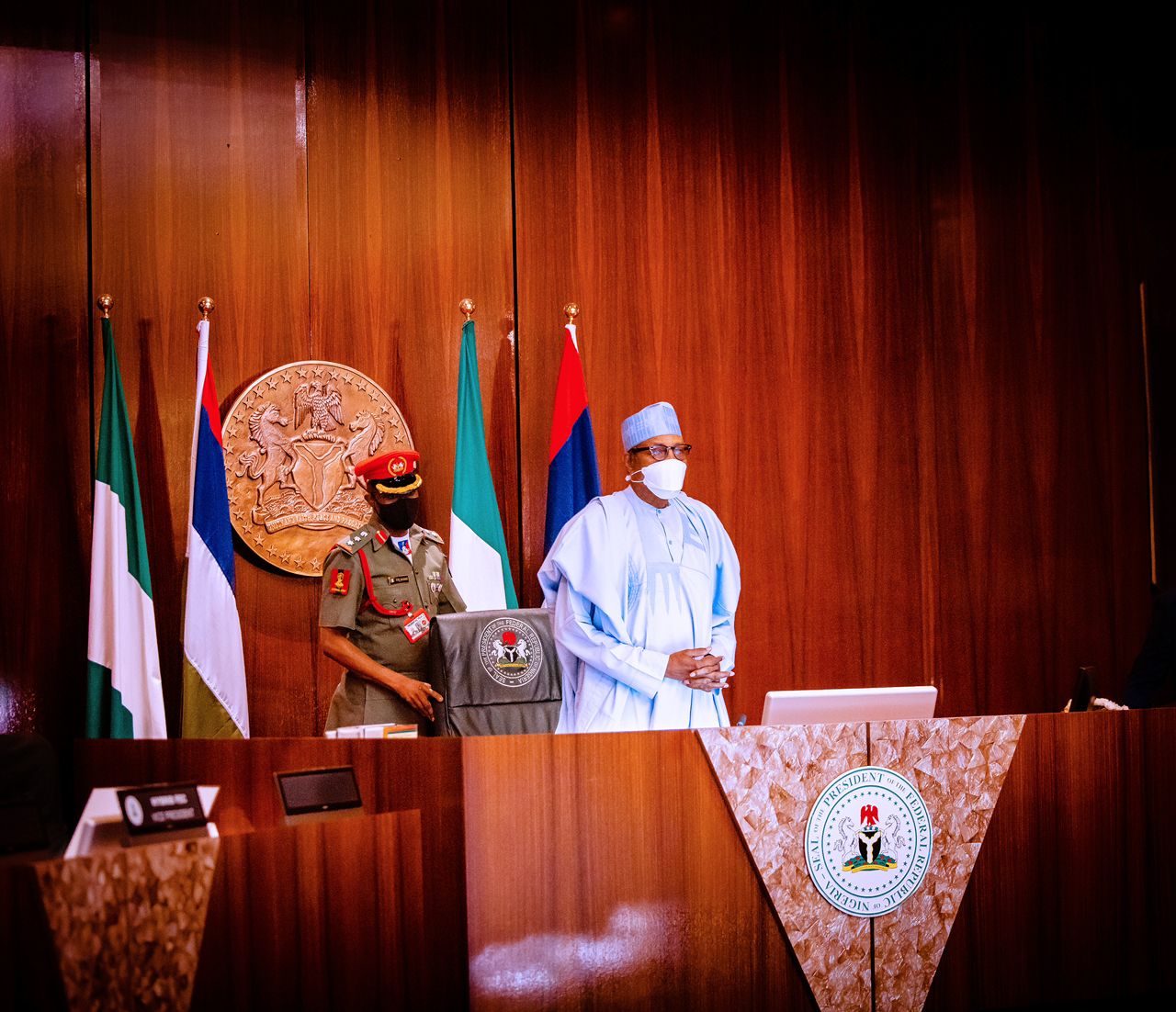 Buhari presides over FEC assembly at Villa