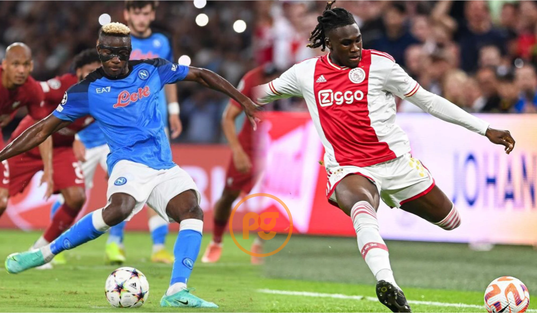 UCL: Osimhen, Bassey in motion as Napoli, Ajax dismantle Liverpool, Rangers