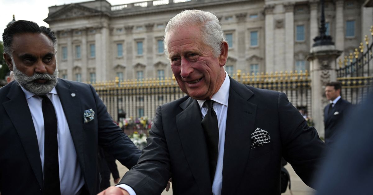 Second King Charles III Greets Crowd For First Time As UK Monarch