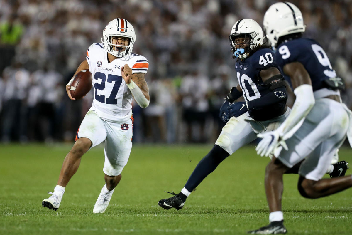 Up to date betting strains for Auburn vs. Penn State