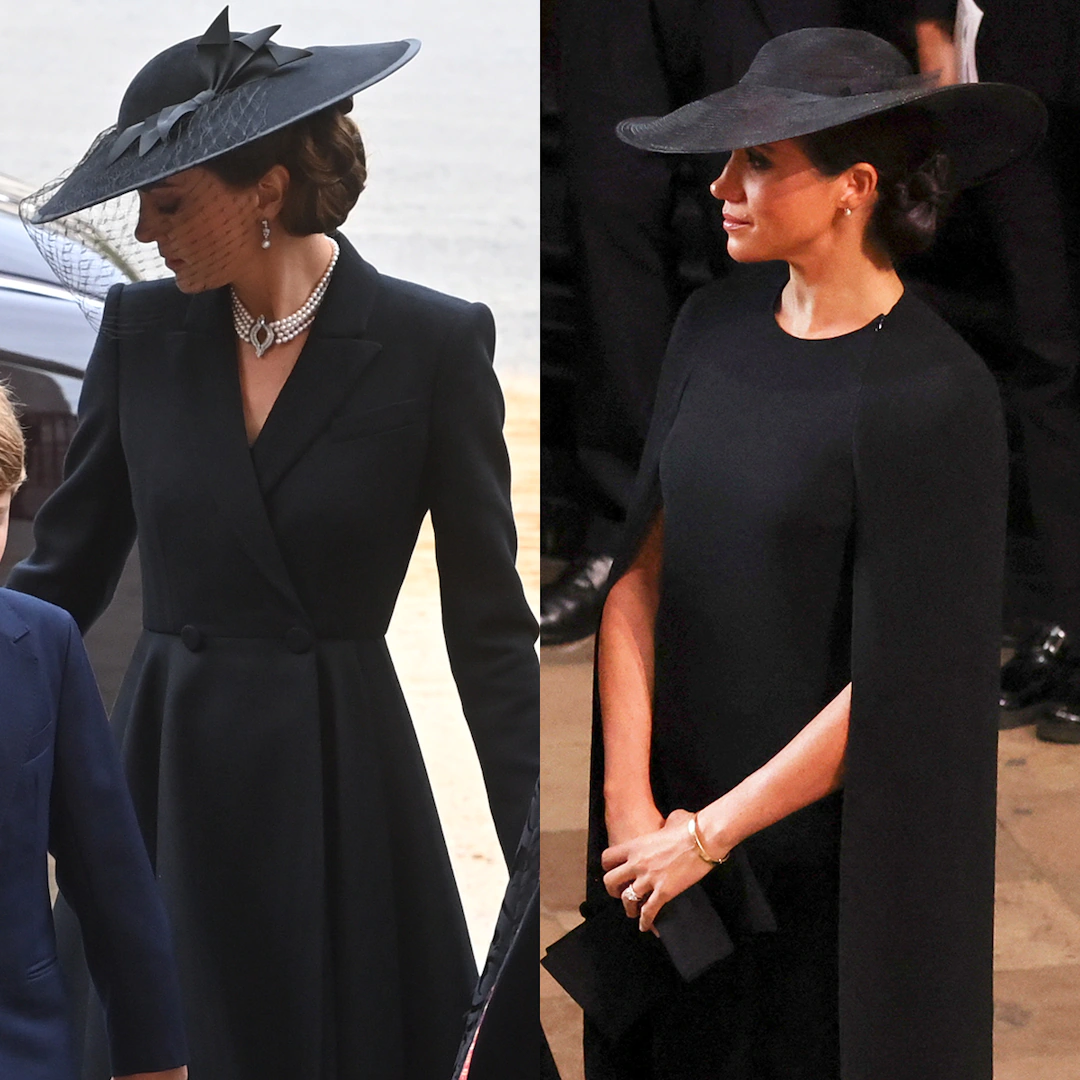 How Kate Middleton and Meaghan Markle’s Outfits Paid Tribute to Queen Elizabeth II