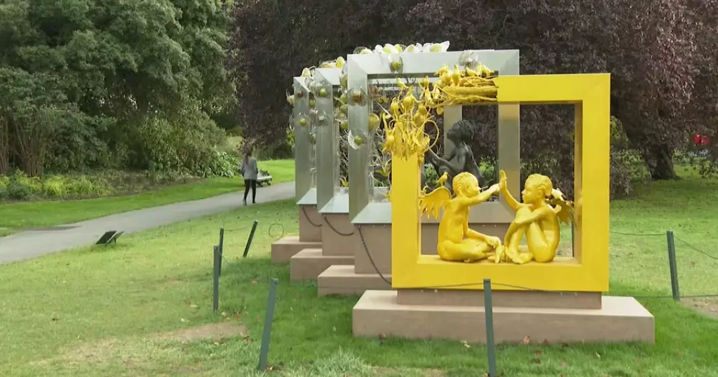 Works by worldwide artists rework London park into open air gallery