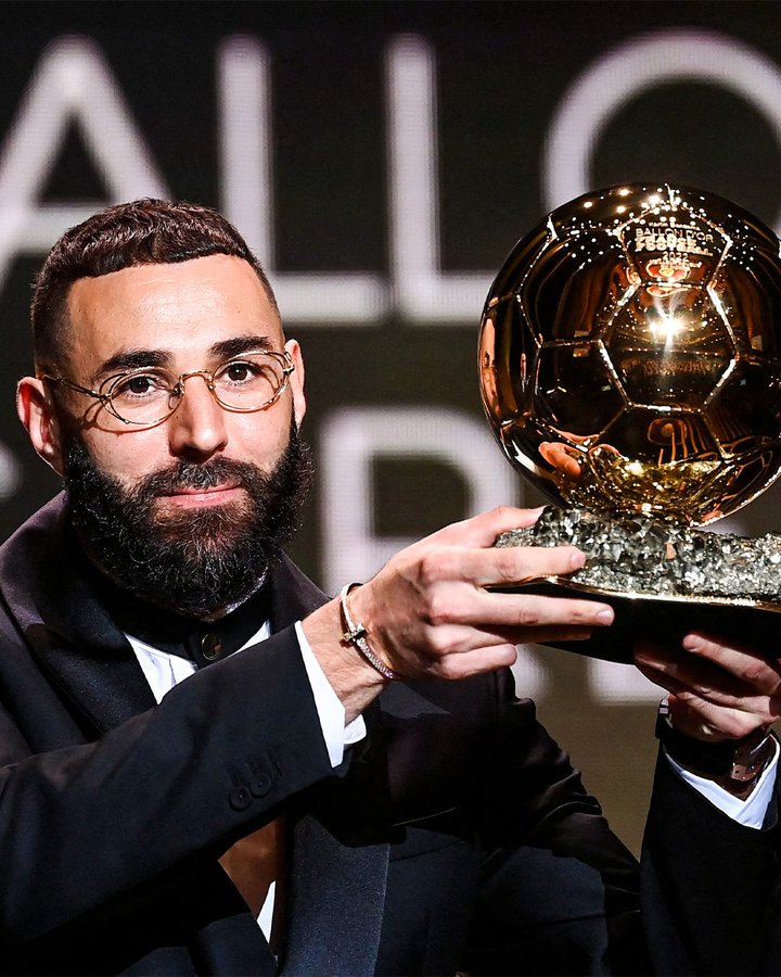 BREAKING: Benzema wins 66th Ballon d’Or award