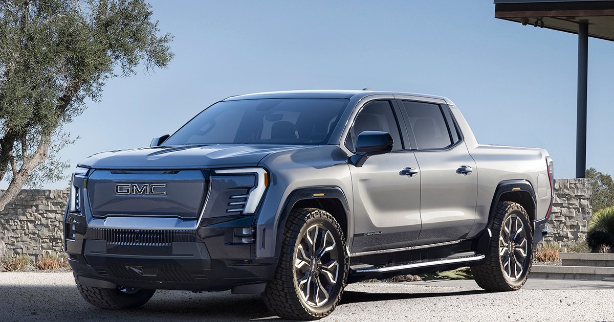 GMC Sierra EV hauls 9,500 kilos, with 6-figure price ticket