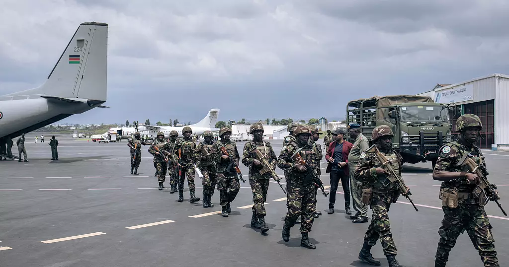 First batch of Kenyan troops land in DR Congo’s war-torn east