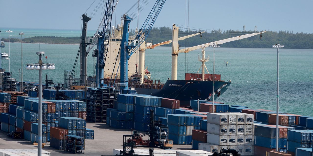 Financial Report: U.S. commerce deficit in items jumps virtually 8% to $99 billion as exports sag