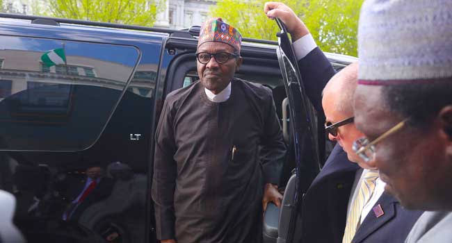 Buhari arrives Washington for U.S.-Africa leaders summit