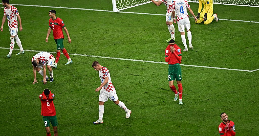 Croatia beat Morocco 2-1 to take third place at World Cup