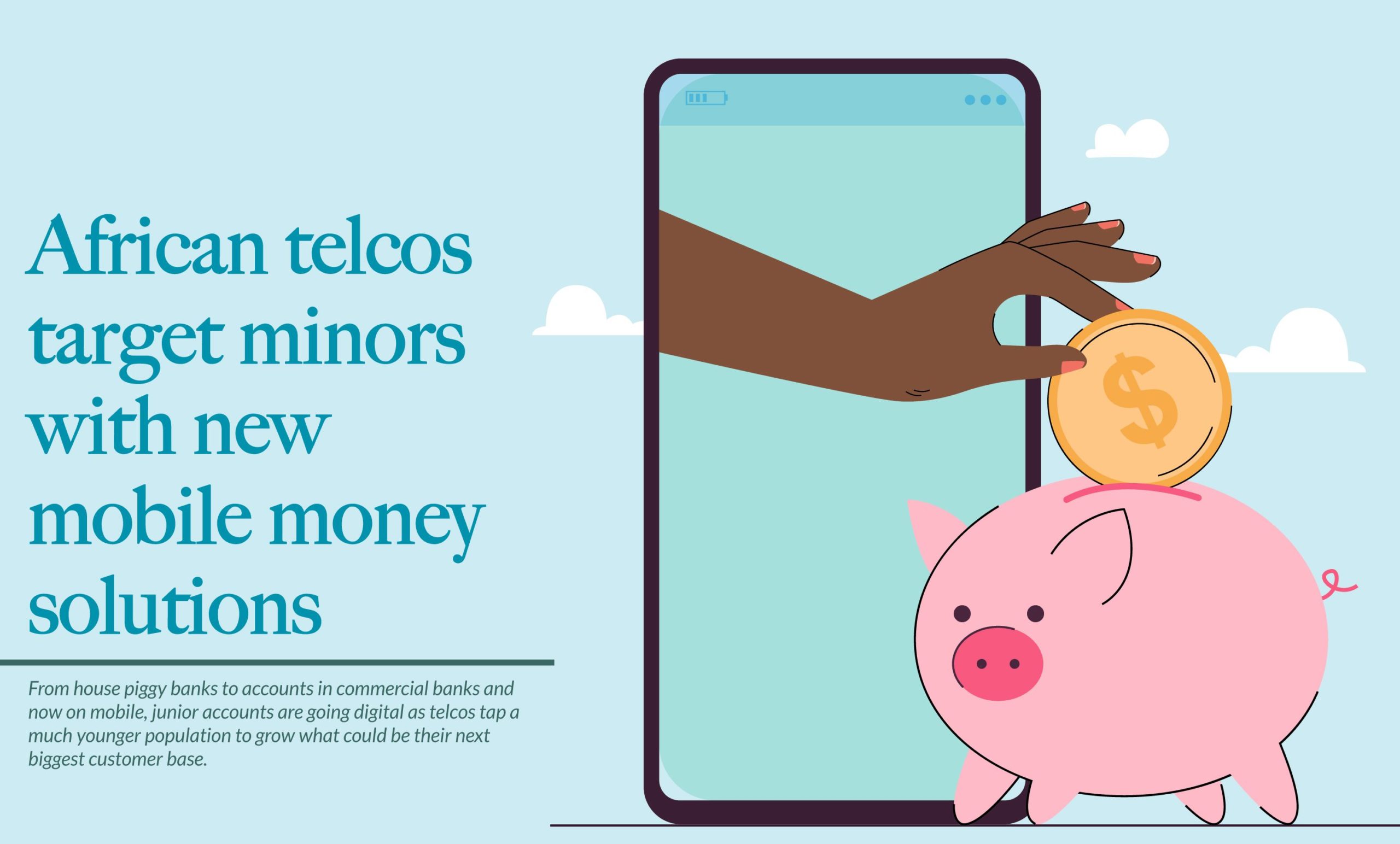 African telcos goal minors with new cell cash options