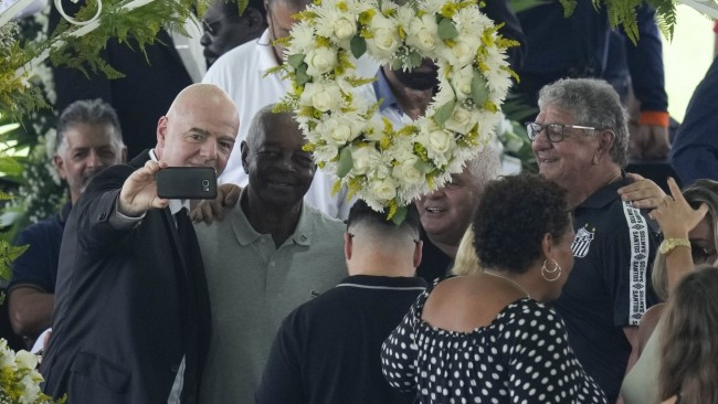 FIFA president Gianni Infantino hits again at critics after taking selfie at Pele’s wake-keep