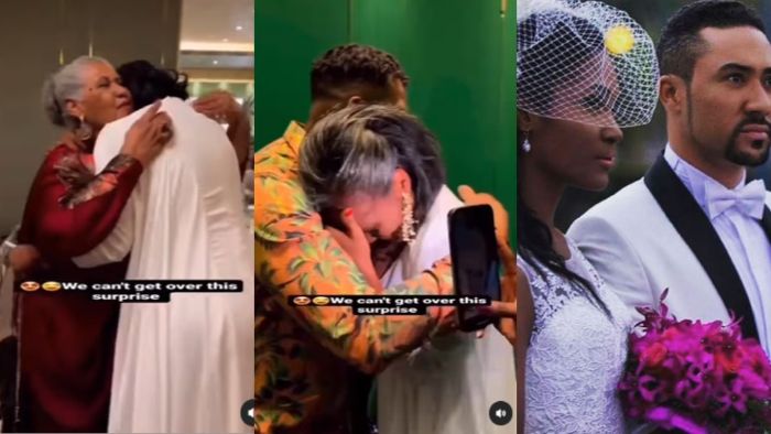 40 Years And Full Of Gray Hair – Majid Michel’s Spouse Captured Wanting Older Than Her Age – Video Causes Stir