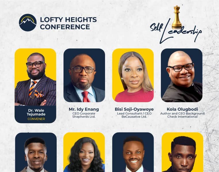 Wale Tejumade, Emmanuel Iren, Timi Dakolo and others intention to encourage you at Lofty Heights Convention 2023| Register Right here