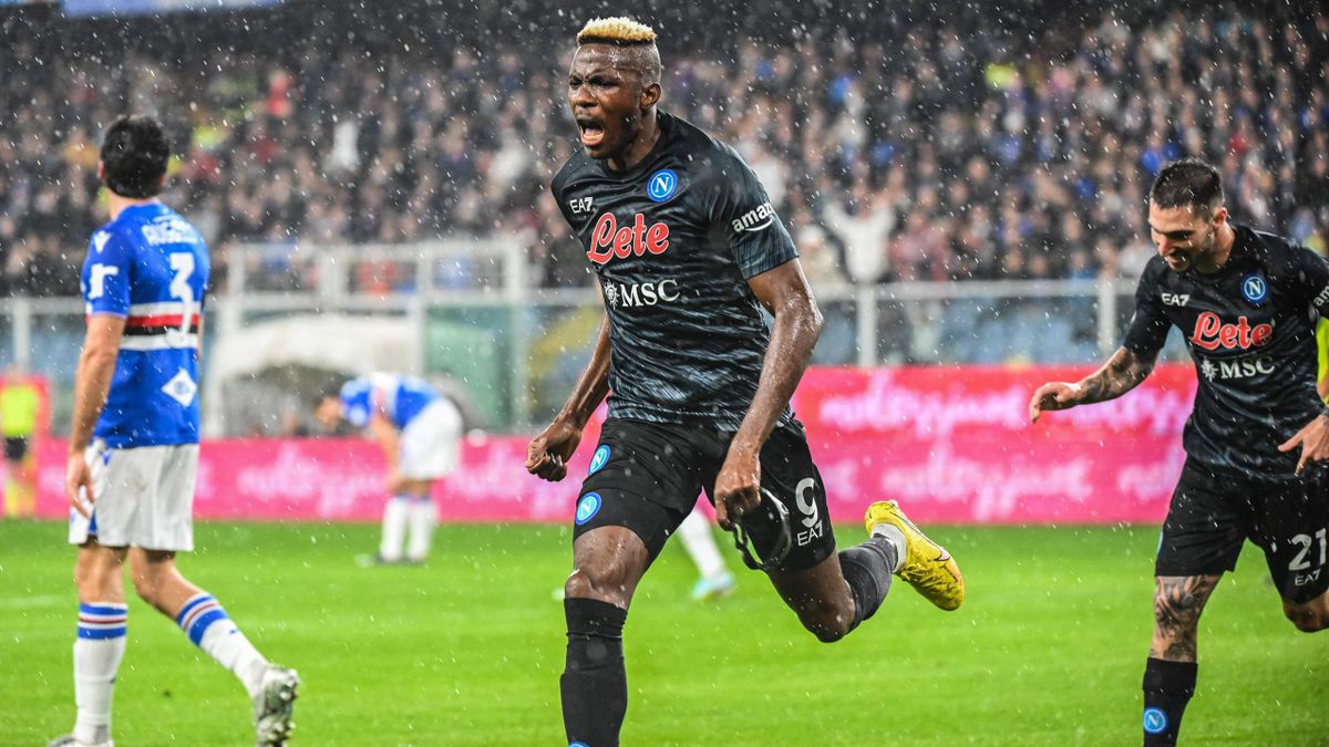 Osimhen grabs brace in Napoli’s  5-1 thumping of Juventus
