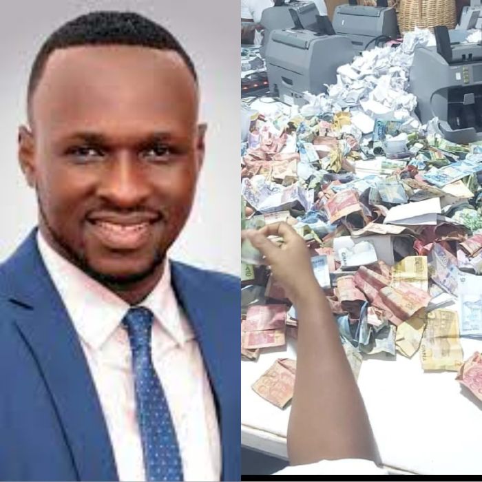Alpha Hour Pastor Elvis Agyemang Reacts To Viral Picture Displaying Money Overflowing In His Management Room