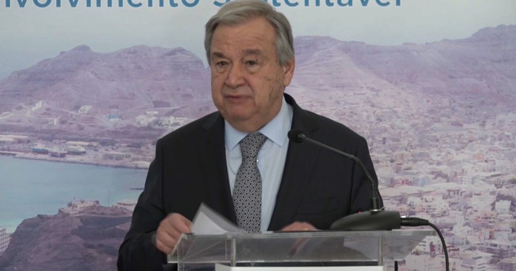 Guterres arrives in Cabo Verde to lift considerations about local weather change