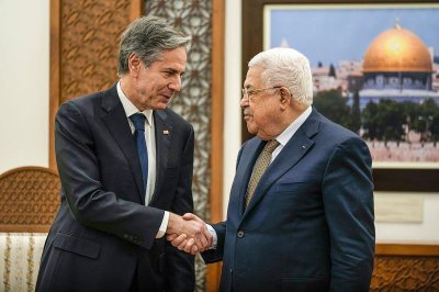 Blinken, Palestinian President Abbas meet to debate peace