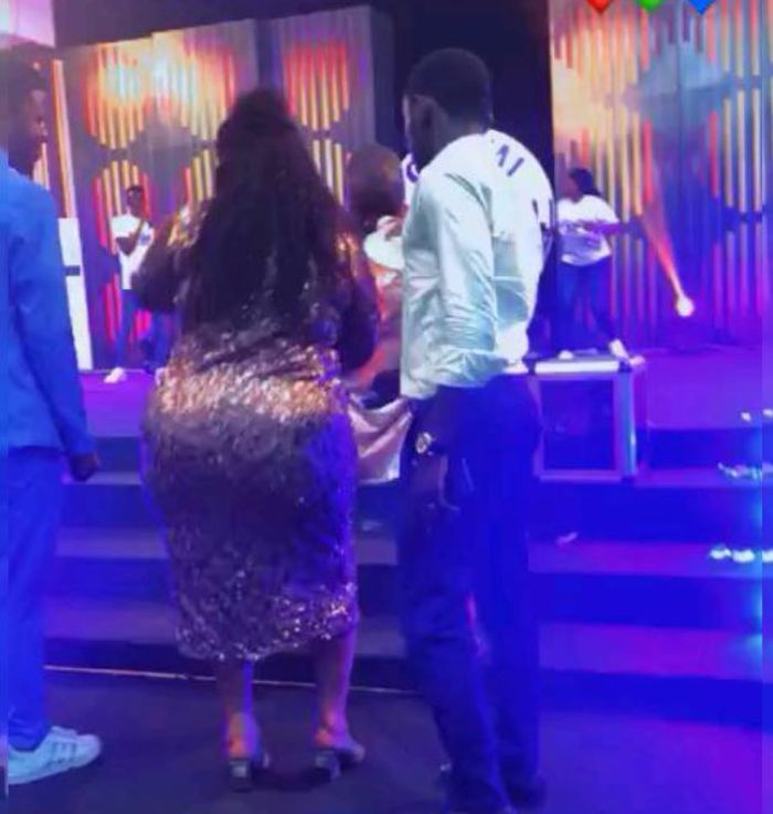 All The Pastors In Ghana Love Huge B0t0s – Netizens React After Kyiriabosom’s Spouse Visits Owusu Bempah’s Church In Revealing Gown