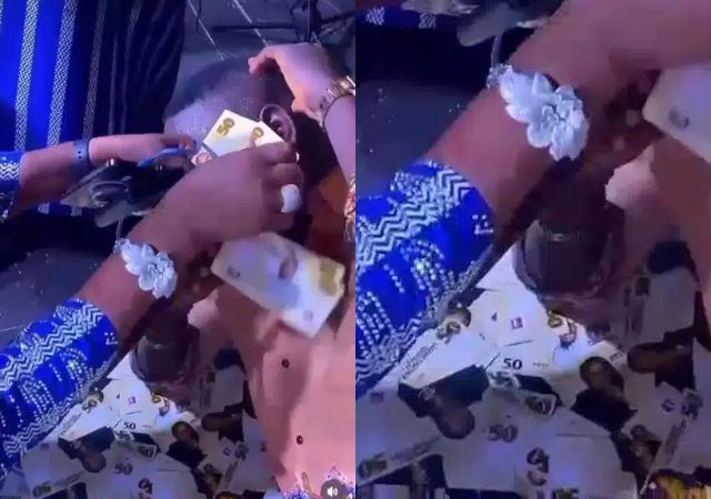 Naira Shortage: To keep away from arrest occasion planners print ‘particular cash’ sprayed at occasion [Video]