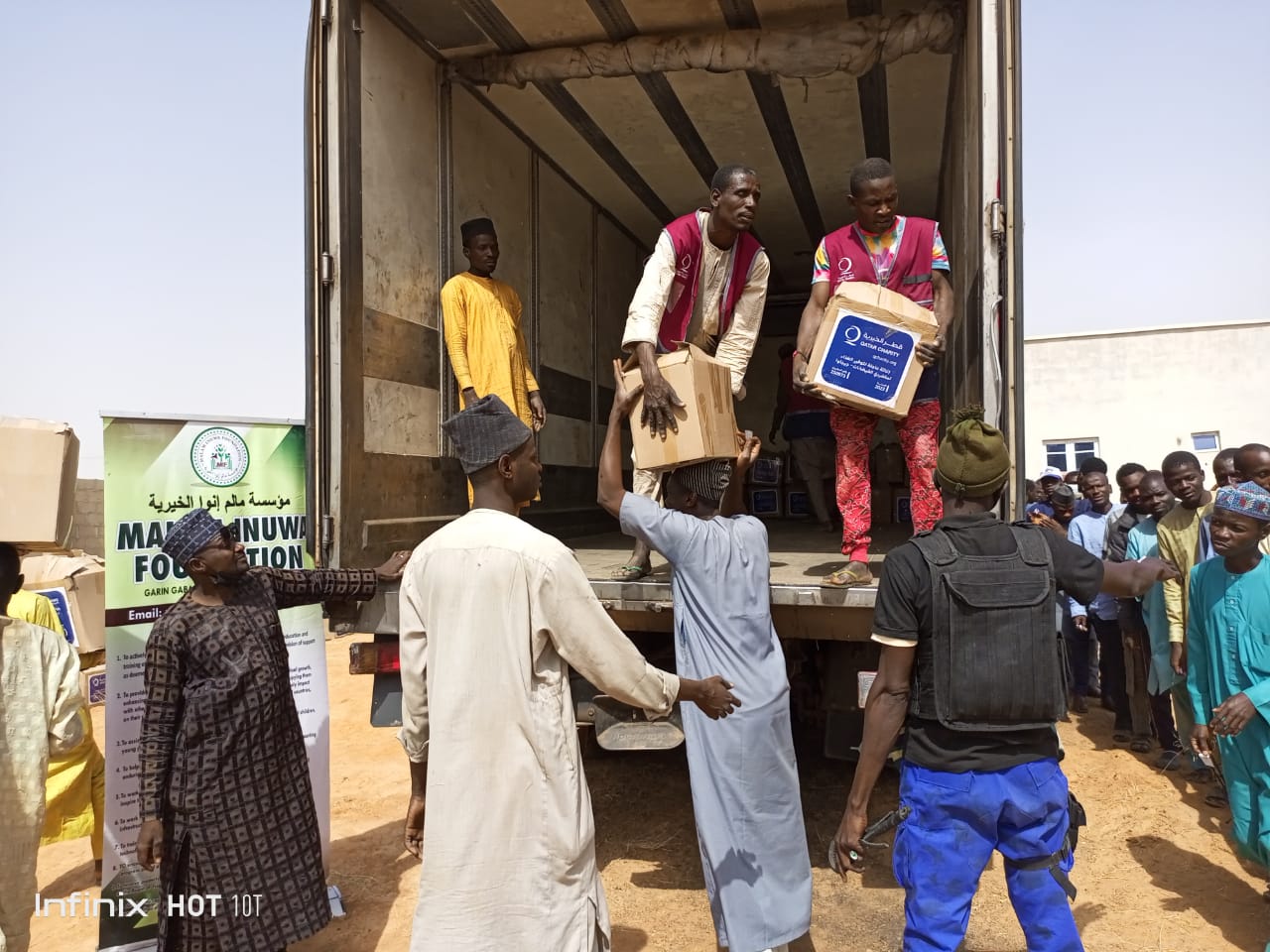 Qatar, Inuwa Basis Present Reduction Gadgets to Jigawa Flood Victims