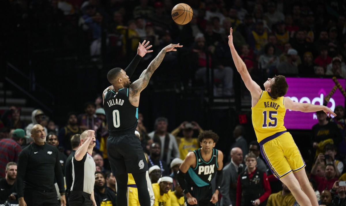 Lakers participant grades: Portland shoots the lights out, palms L.A. a blowout loss