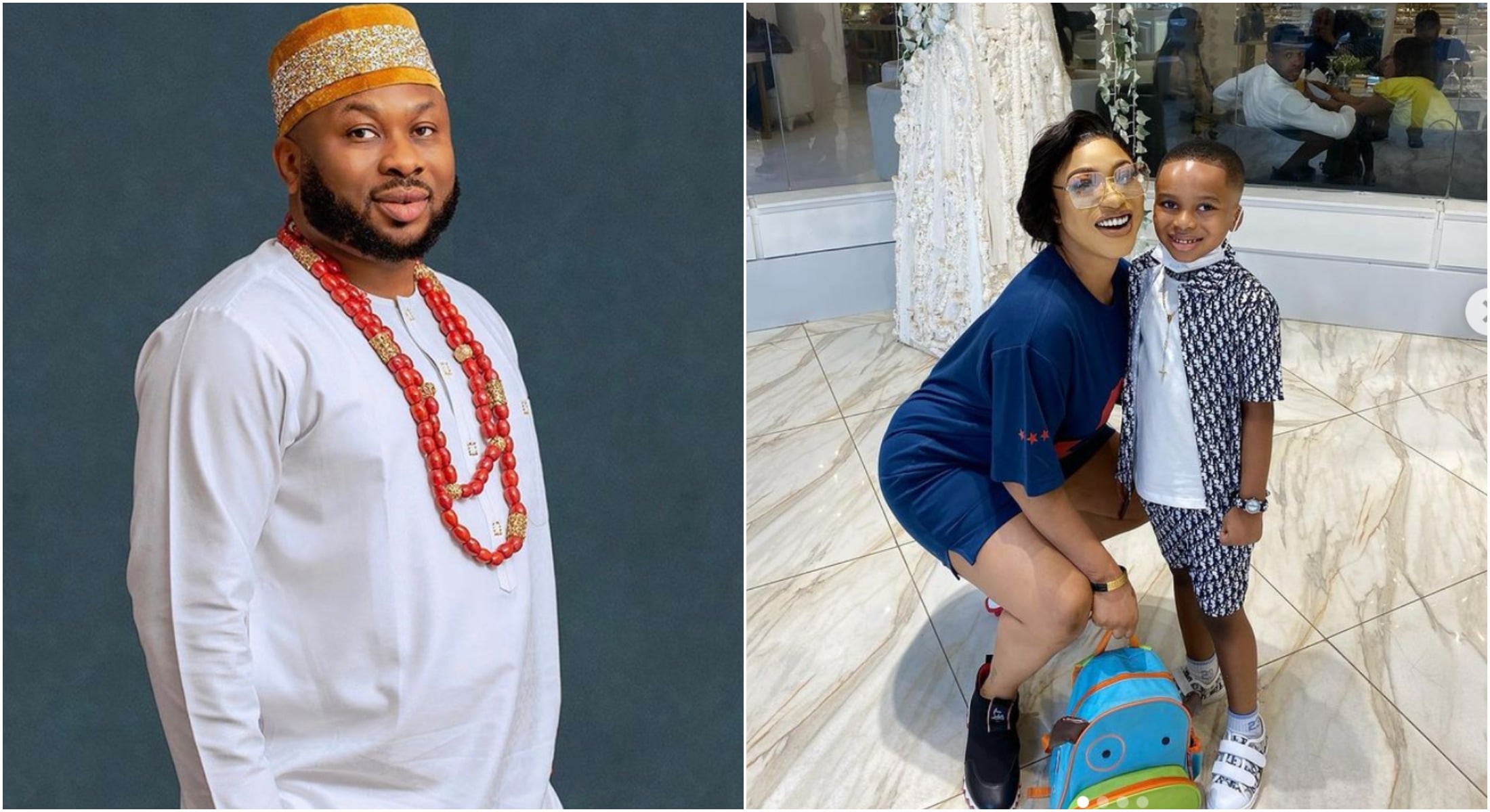 ‘It has been seven years please transfer on’ Olakunle Churchill brazenly begs ex-wife, Tonto Dikeh