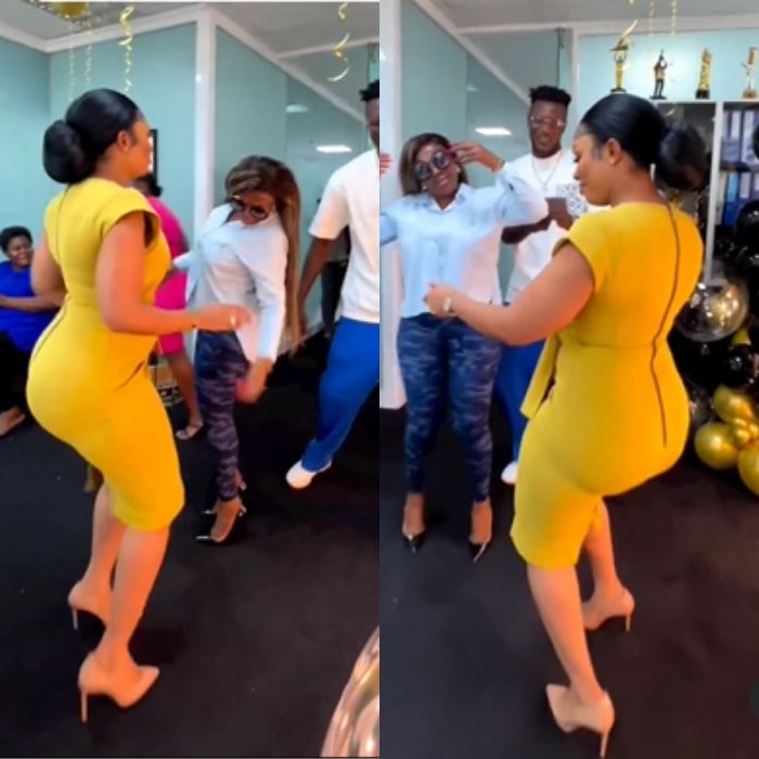 Serwaa Amihere Confuses Followers With A Unusual, Lengthy Hanging B*tt – Social Media Reacts