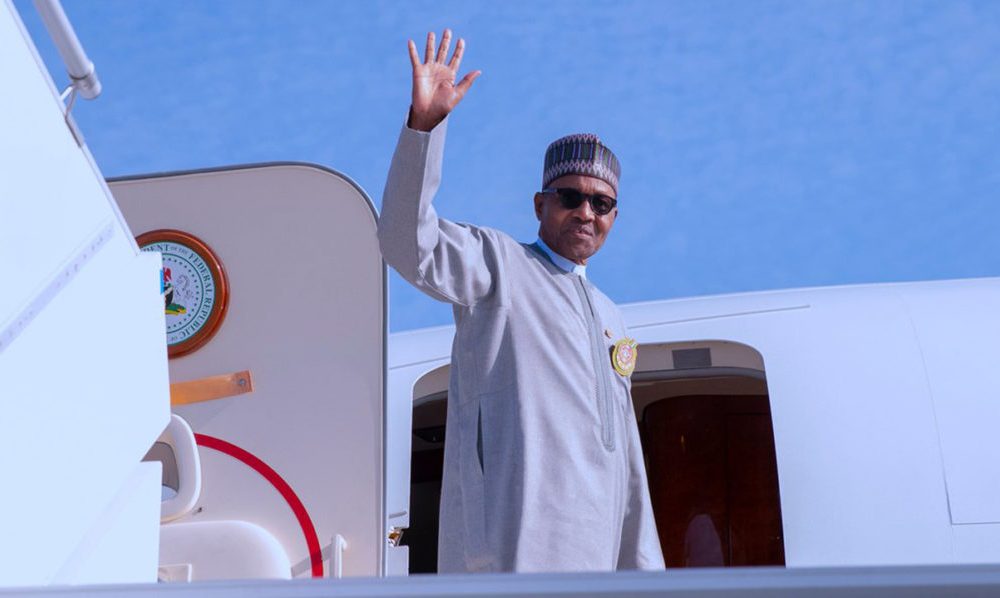 Buhari jets out of Nigeria