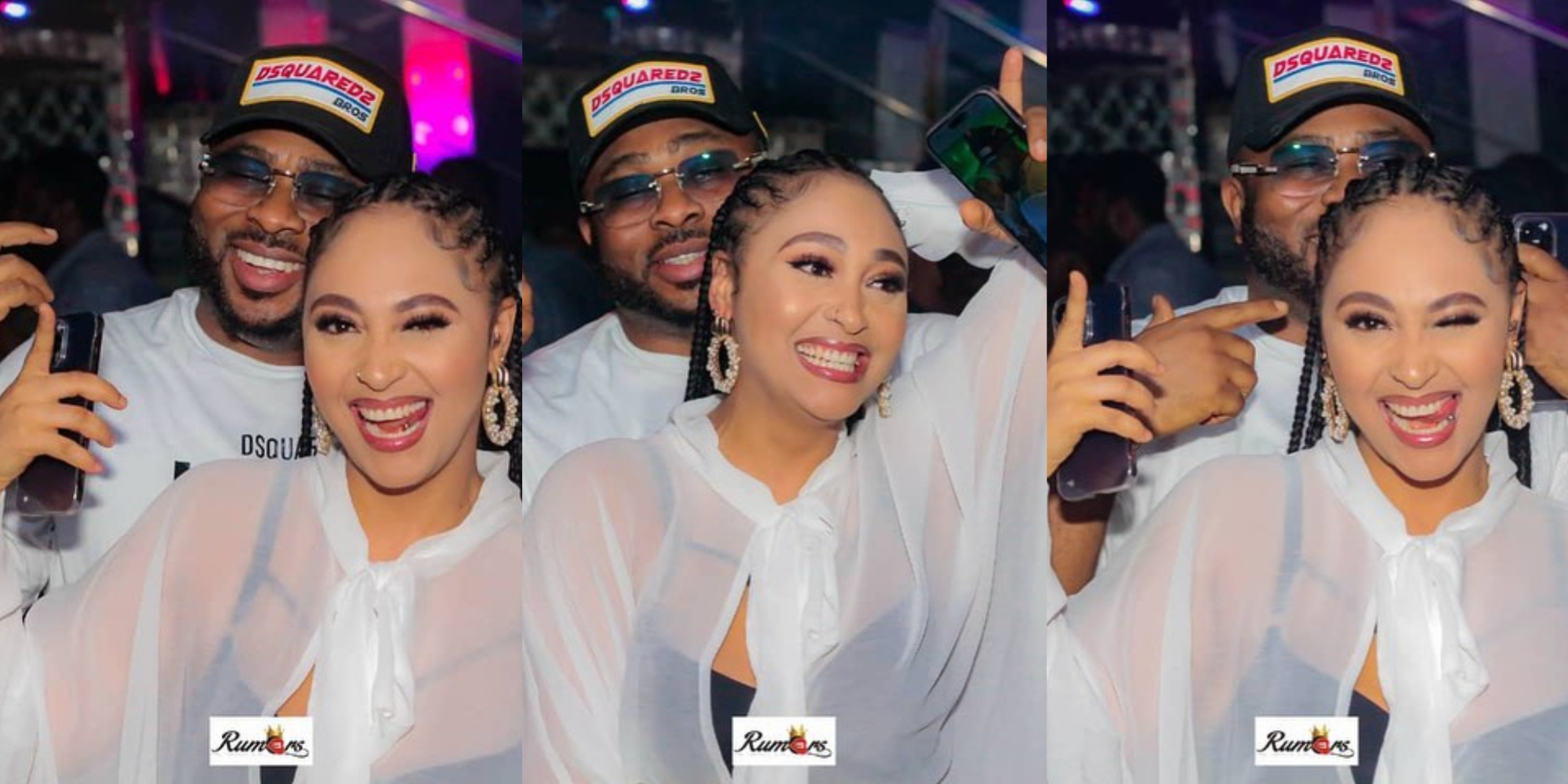 Olakunle Churchill taunts Tonto Dikeh as he events laborious together with his spouse, Rosy Meurer