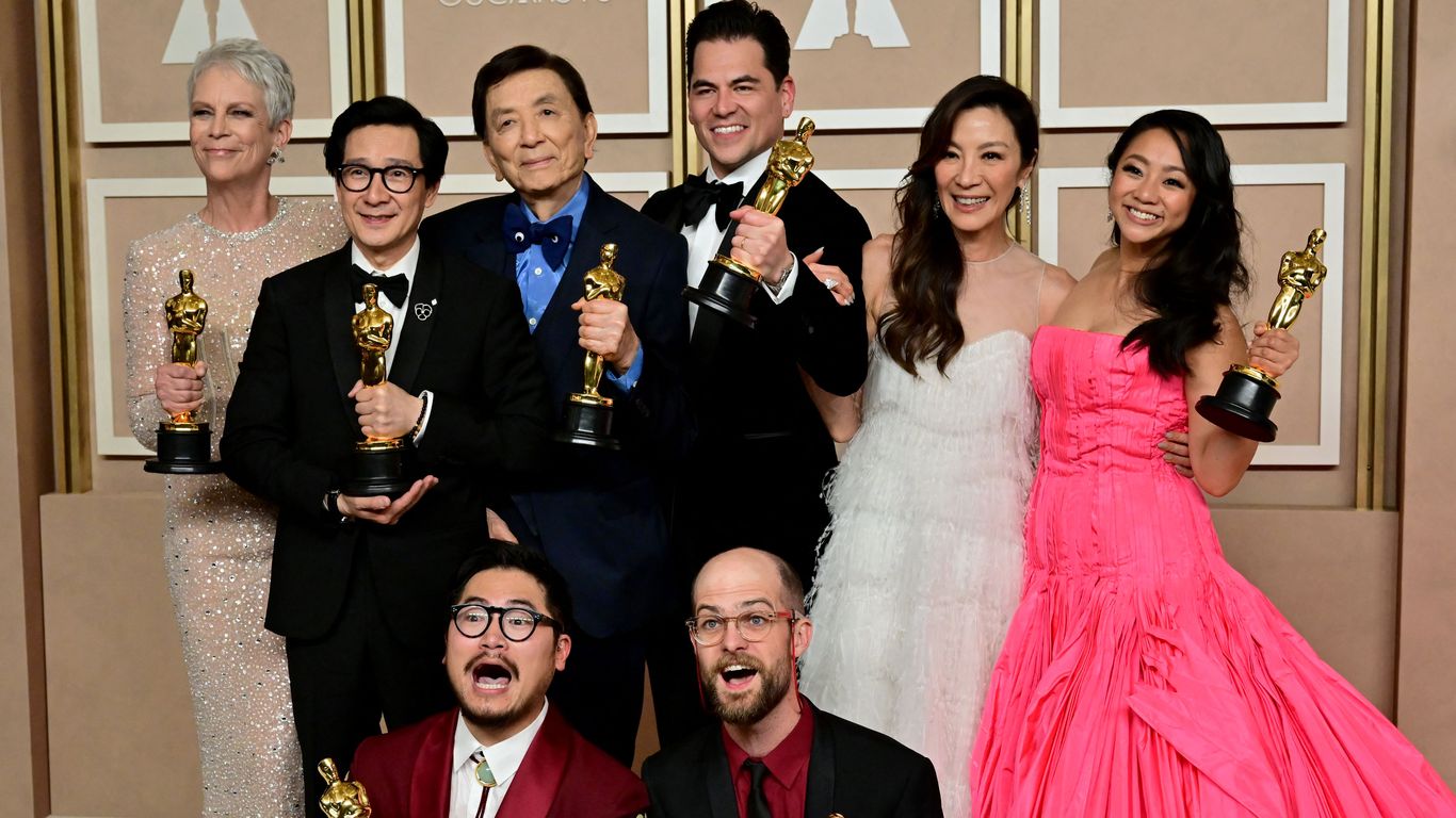 “All the pieces All over the place All at As soon as” sweeps Oscars