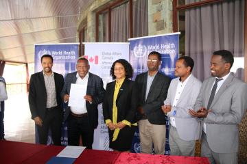 WHO Ethiopia donates medical tools and provides price over 1.3Million USD