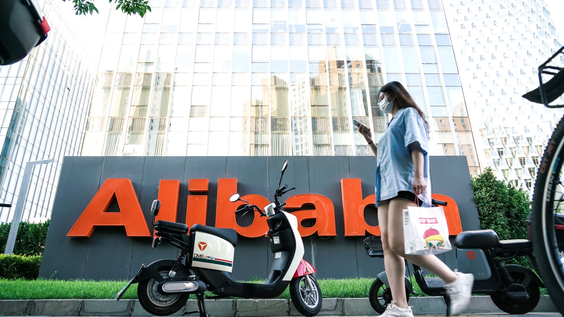 Alibaba to separate into 6 items and discover IPOs; shares pop 9%