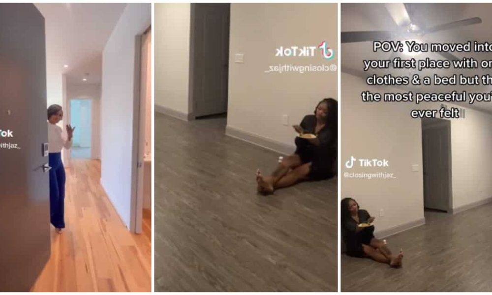 “Peace of Thoughts Has No Value”: Girl Rents a New Condo Herself, Strikes in with out Any Furnishings, Shares Video