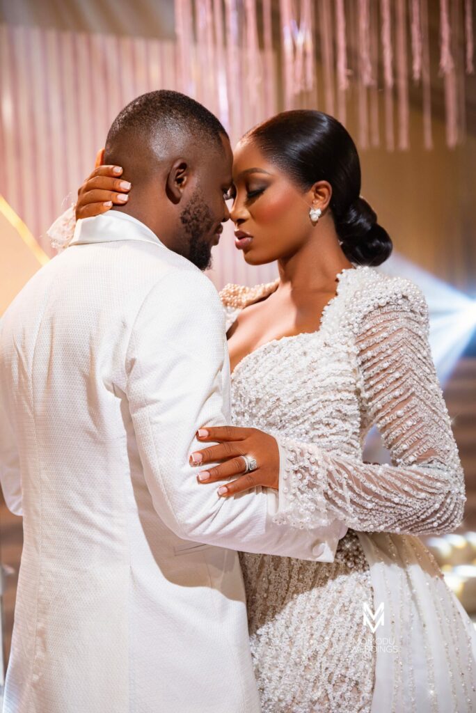 Take pleasure in The Fantastic thing about Love With Iwa and Gbenga’s White Wedding ceremony!