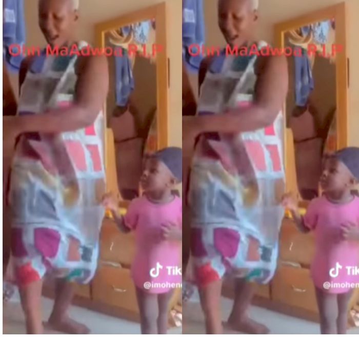 Final Video Of Slay Queen Maadwoa With Her Daughter Earlier than She Was Shot And Killed