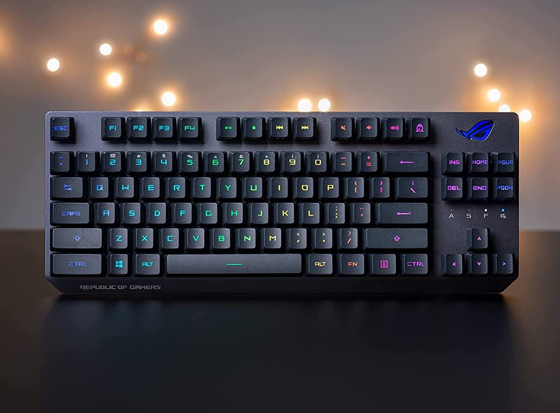 Asus ROG Strix Scope RX TKL wi-fi gaming keyboard with mechanical switches discounted by 24%