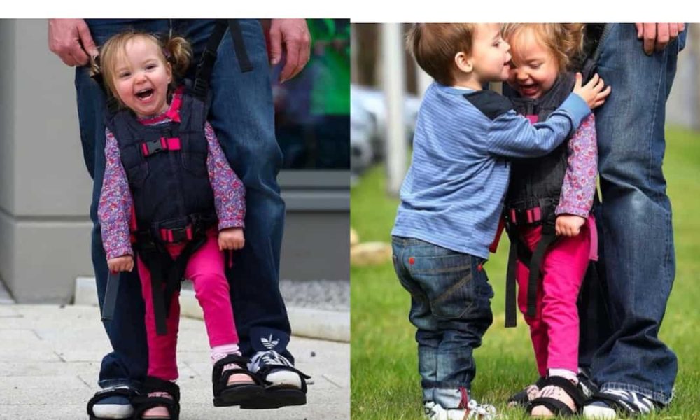 Father Devises Shoe to Assist Paralysed Daughter Stroll for the First Time, Her Response is Priceless