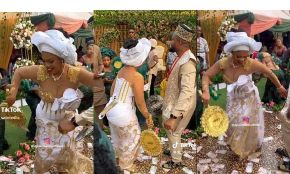 Bride with Endowed Magnificence Dances, Shakes Waist, Proud Husband Joins Her, Video Goes Viral on TikTok