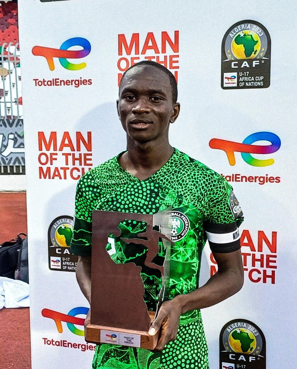 U17 AFCON: Glorious Lawali named greatest participant once more regardless of Nigeria’s slim loss to Morocco