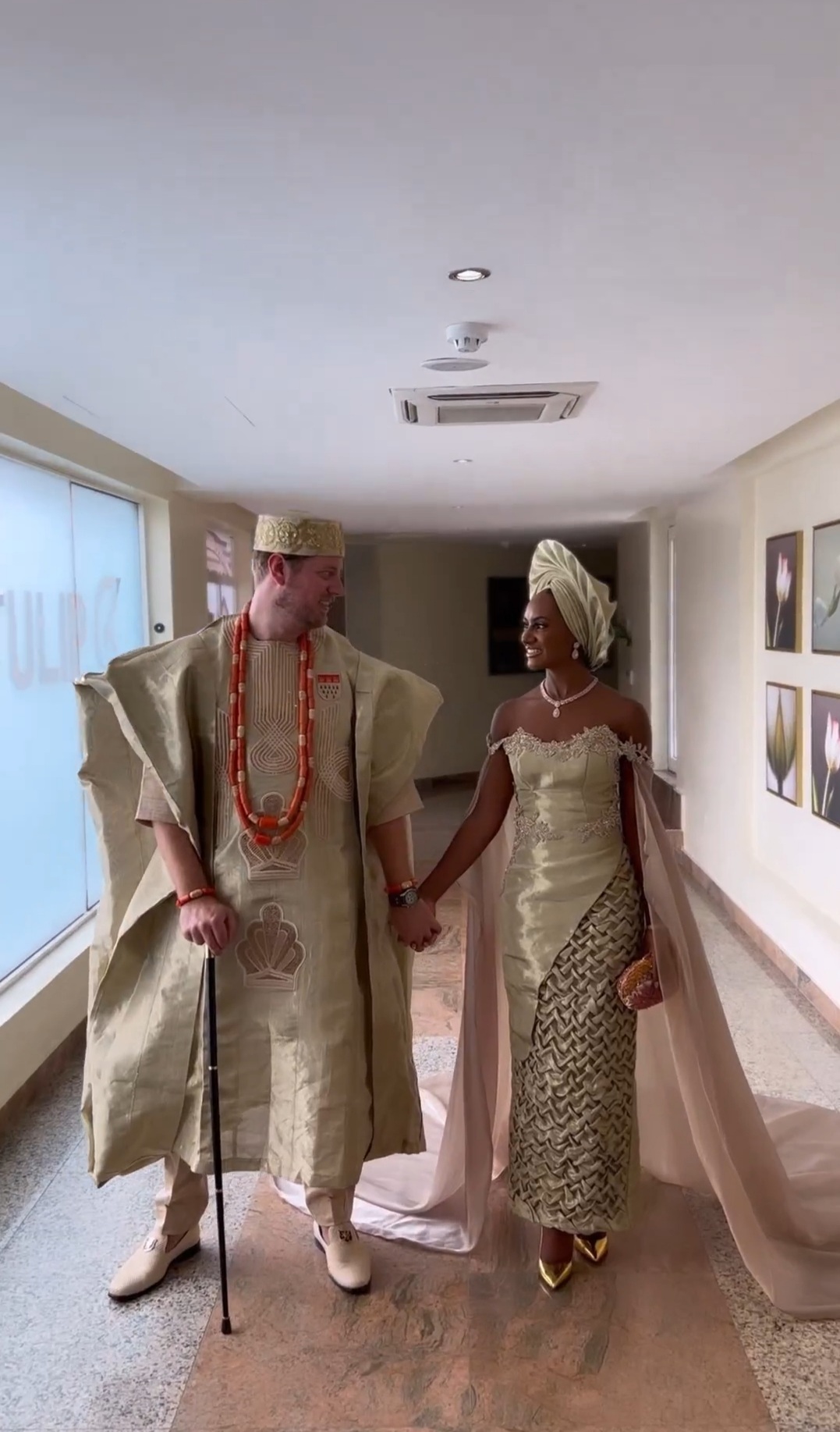These Highlights From Simi Drey & Julian’s Yoruba Trad Will Have You Lovestruck