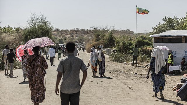 A whole bunch of refugees cross into western Ethiopia from Sudan daily