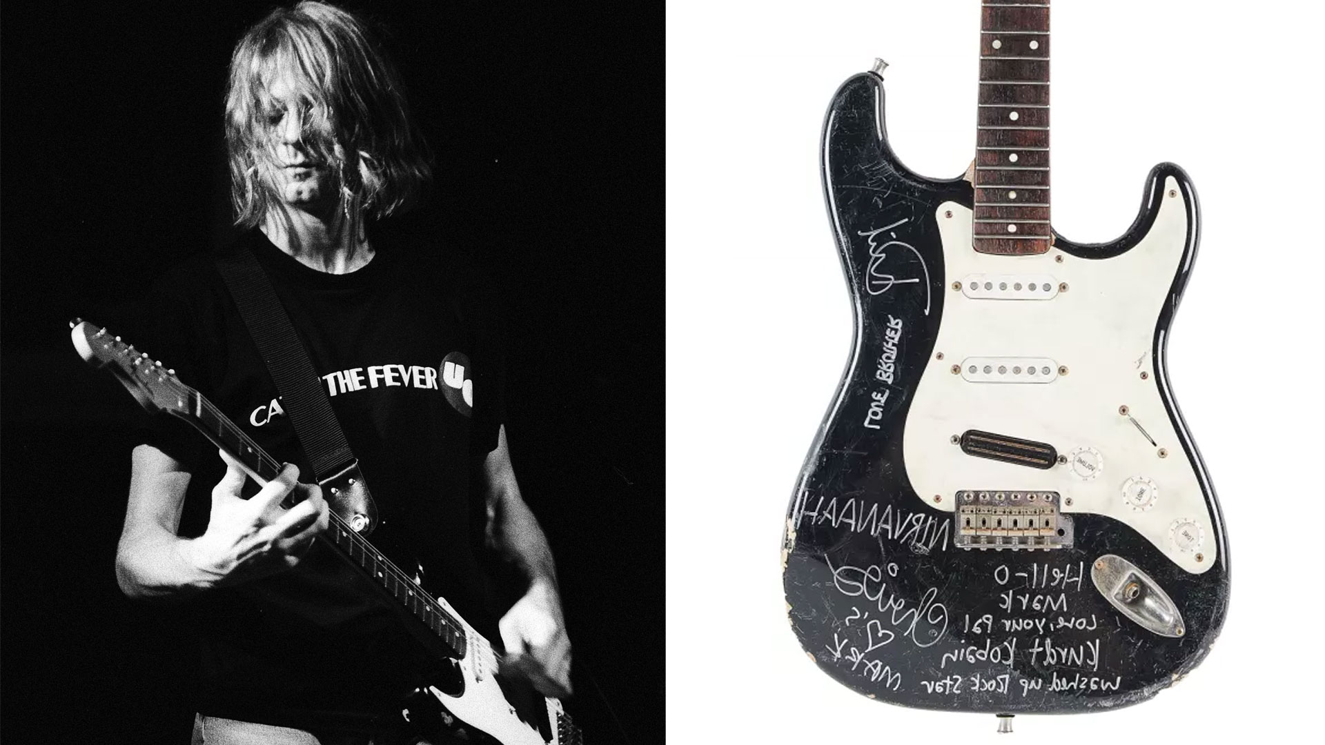 Is that this the most costly smashed guitar ever bought? Kurt Cobain’s stage-smashed Fender Stratocaster sells at public sale for $600,000 – 10 instances its preliminary estimate
