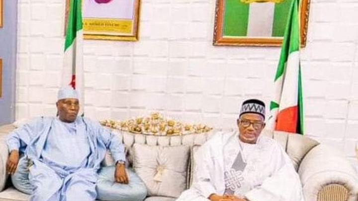 JUST IN: Nigerians React To Atiku’s Go to To Bala Muhammed With Tinubu’s Portrait Behind (Hilarious)