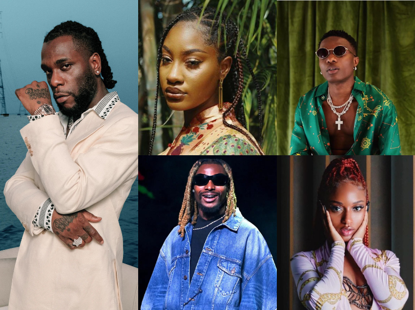 Burna Boy Leads As Tems, Asake, Wizkid And Ayra Starr Bag 2023 BET Awards Nominations