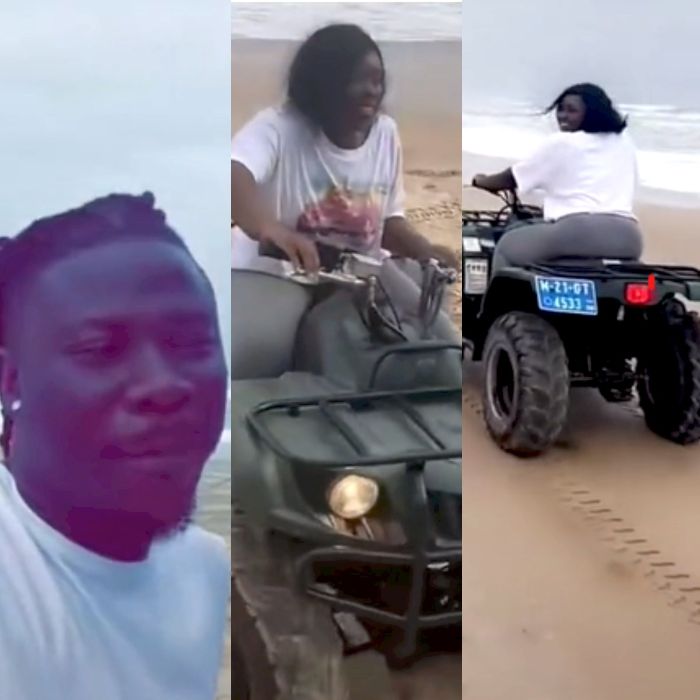 Energy Couple Stonebwoy And Dr Louisa Storm Seaside With Quad Bike – Take pleasure in Romantic Second